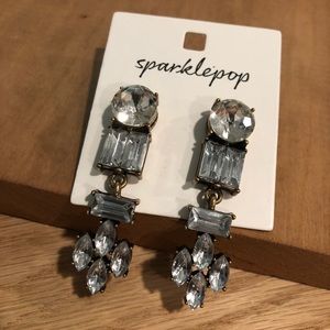 Sparklepop Crystal Glass Art Deco Style Earring